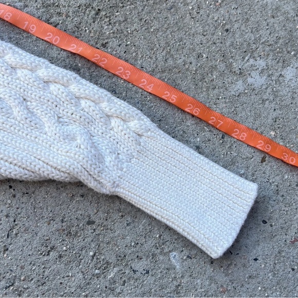 Ralph Lauren Black Label Heavy Cotton Cableknit Relaxed Sweater M Preppy Coastal - Picture 7 of 9